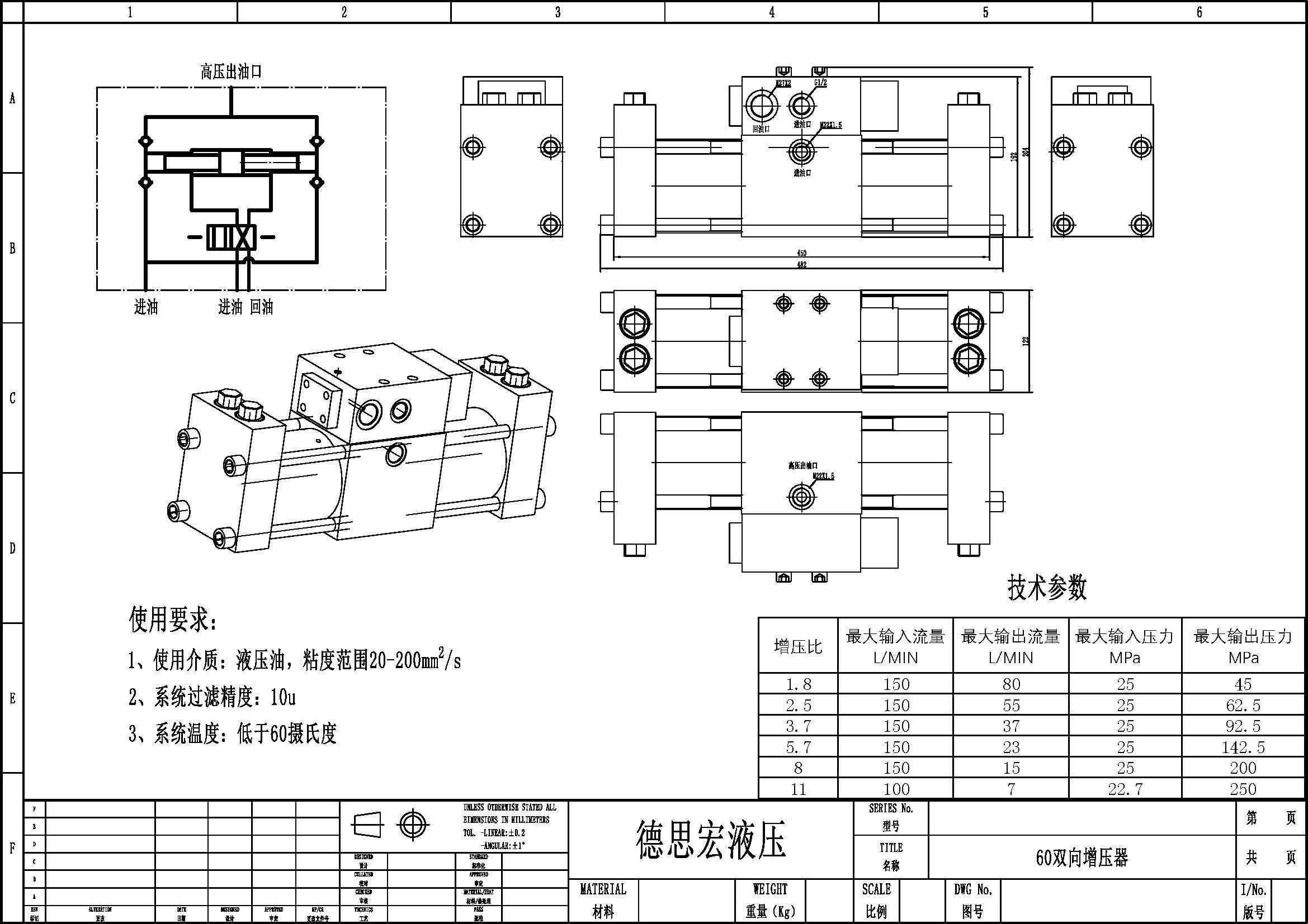 液壓增壓閥，液壓增壓器